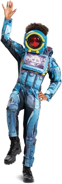 Pathfinder Deluxe Apex Legends Video Game Fancy Dress Up Halloween Child Costume