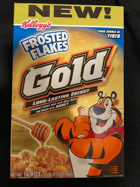 RARE VINTAGE 1994 Kellogg’s Frosted Flakes Empty Cereal Box W/ Unopened ...