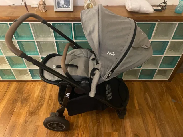 Joie Pushchair Set , Full Set Including Moses Basket , Car Seat And Ibase Pro