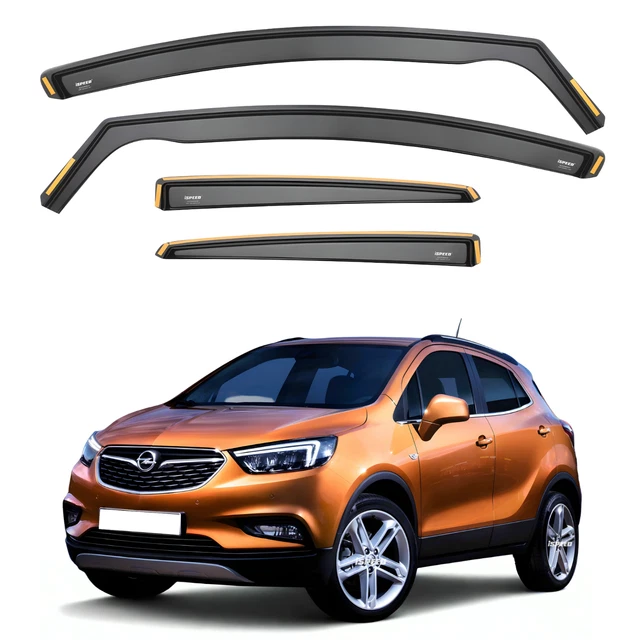 EdgeVisors Tinted Wind Deflectors For Hyundai Kona MK1 5-Door SUV (2017-2023) – 4pc