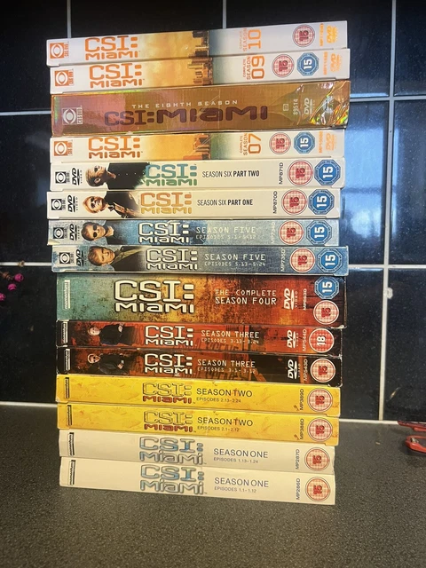 CSI MIAMI - Complete Collection Seasons 1-10 Dvd Box Sets £65.99 ...