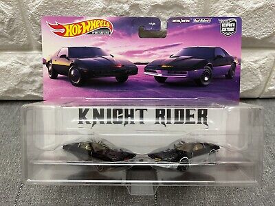 HOT WHEELS KNIGHT Rider KITT K.I.T.T. KARR K.A.R.R. 2 Pack Premium Car