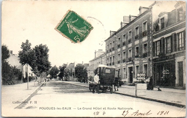 58 POUGUES LES EAUX - grand hotel route nationale