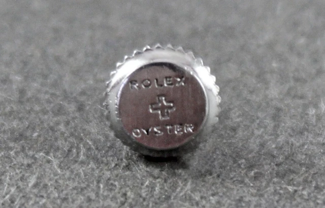 ORIGINAL ROLEX OYSTER + Brevet Patent Steel Crown 5.4mm *Tap 11* Tube 1 ...