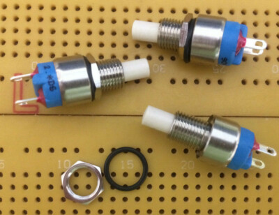1A DC 0.3A 250Vac SPST A Pulsante Interruttore Momentaneo OFF ON APEM 9633 Qtà Multi 