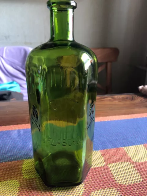 Alte Flasche - Antike Flasche - Apotheker Flasche - Medizinflasche
