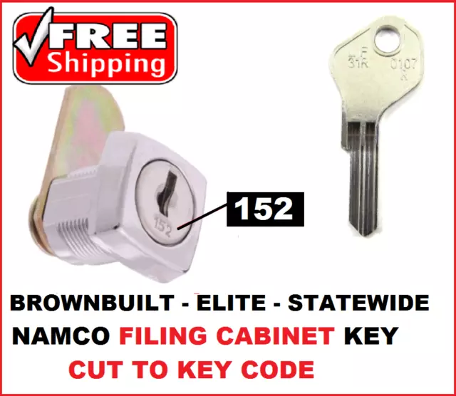 1x BROWNBUILT ELITE BUILT NAMCO FILING CABINET  KEY CUT TO CODE LOCK FOCUS  LF31