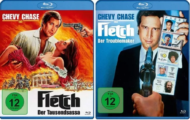 Fletch - Der Troublemaker - Der Tausendsassa Blu-ray Teil 1+2 im Set Chevy Chase