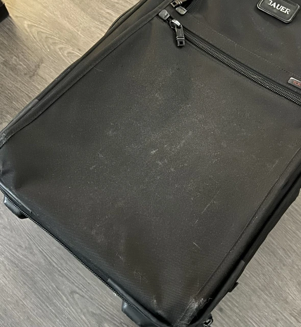 TUMI ALPHA Black Nylon Wheeled Carry-on Suitcase Business 22922DH Expandable 3