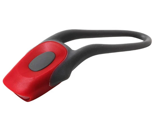 Set Fanalini LED Per Bici In Silicone - Anteriore E Posteriore Con Batterie Incluse
