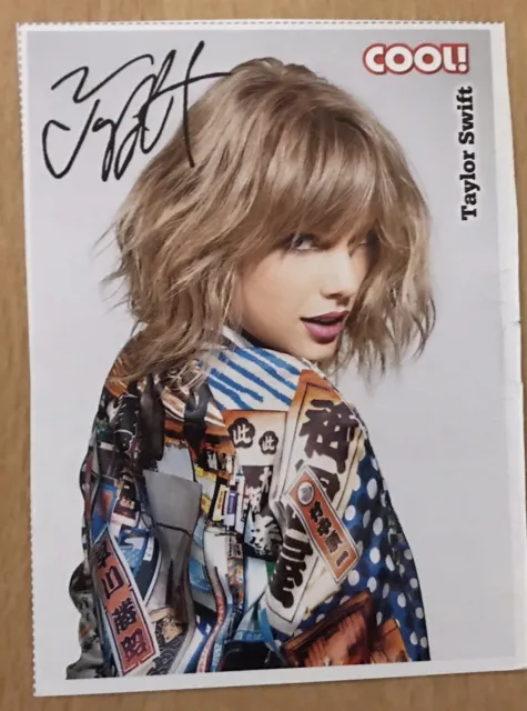 Taylor Swift 🎶  ❤️ Kroatische Sammelkarte / Repro Autogramm Fotokarte