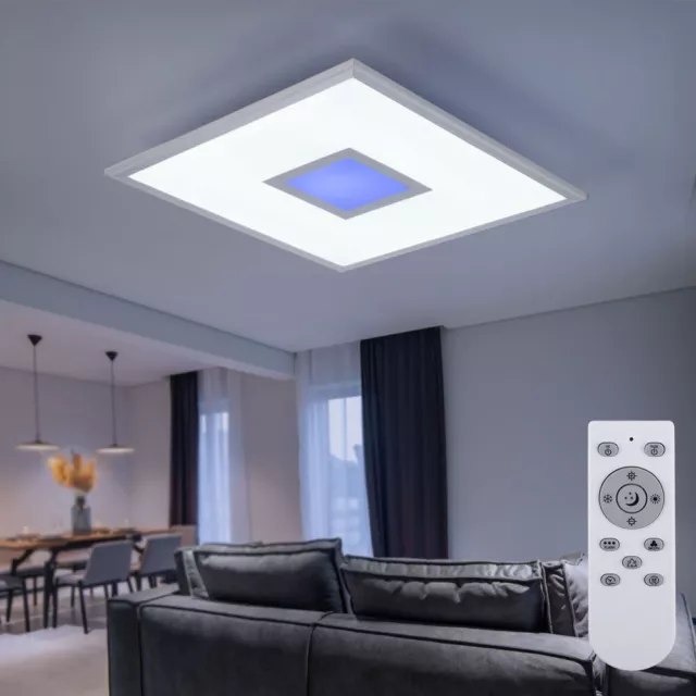 Deckenlampe Deckenleuchte Wohnzimmerlampe LED Panel Tageslichtlampe CCT dimmbar