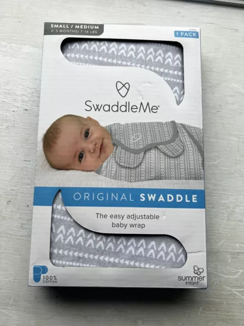 Swaddle Me Original Baby Wrap Swaddle - STAGE 1 - 0-3 MONTHS - 7-14lbs / 26"