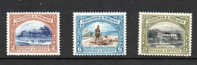 Trinidad &Tobago, part set to 24c black & olive-green,  SG 231a etc,  MH, 1936.