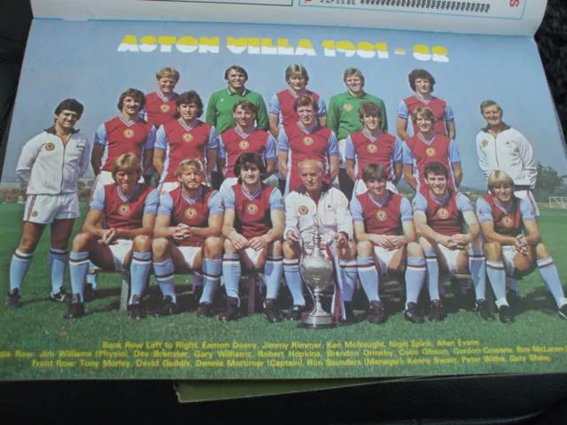 Aston Villa v Tottenham Hotspur FA Charity Shield 22 August 1981 3