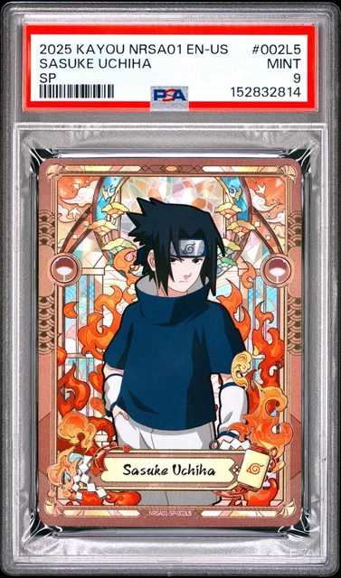 【 希少】2025 Kayou Naruto Sasuke Uchiha PSA 2025 KAYOU NARUTO Smriti Psa Magazine Exclusive #003 Naruto