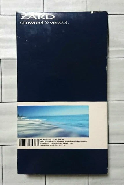 ZARD SHOWREEL VER.0.2 VHS&ZARD BEST 軌跡CD EUR 70,42 - PicClick ES
