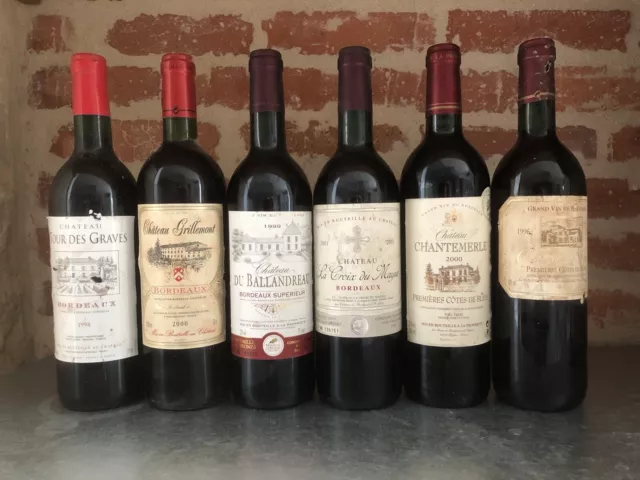 Lot Bordeaux - 6 bouteilles
