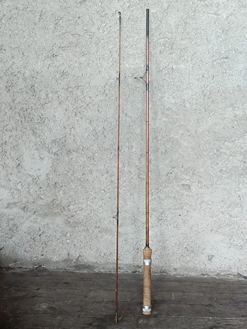 Canne à Pêche Ancienne En Bambou IDEAL SPORT - Pêche à Rôder Truite Eau Douce