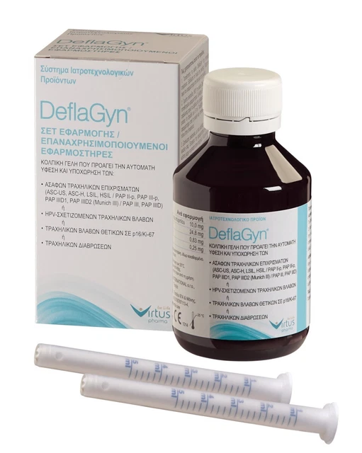 Gel vaginal DeflaGyn con 2 aplicadores