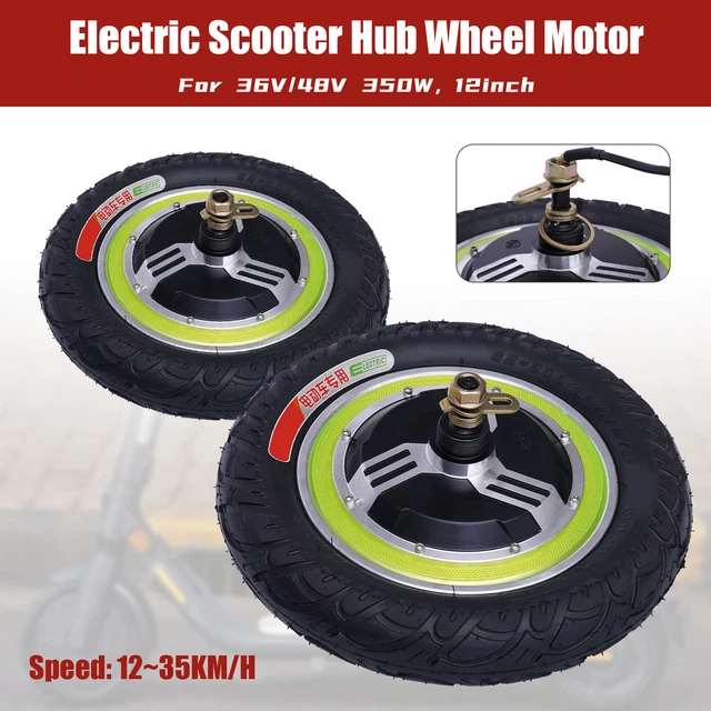ELECTRIC SCOOTER EBIKE Hub Wheel Motor 36V 48V 350W Brushless Non