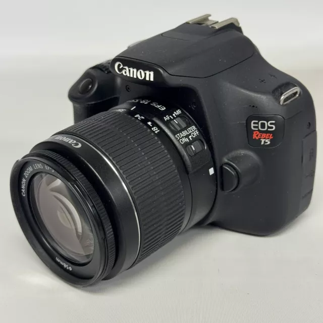 Canon EOS Rebel T5 18.0MP Digital SLR Camera (Kit w/ EF-S 18-55mm Lens)