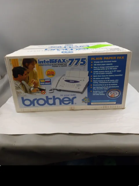 NEW Brother IntelliFAX-775 Plain Paper Fax/Phone/Copier Factory Sealed