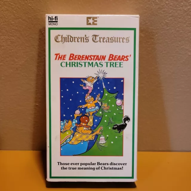 THE BERENSTAIN BEARS Christmas Tree VHS 2001 Kids Klassics Classic ...