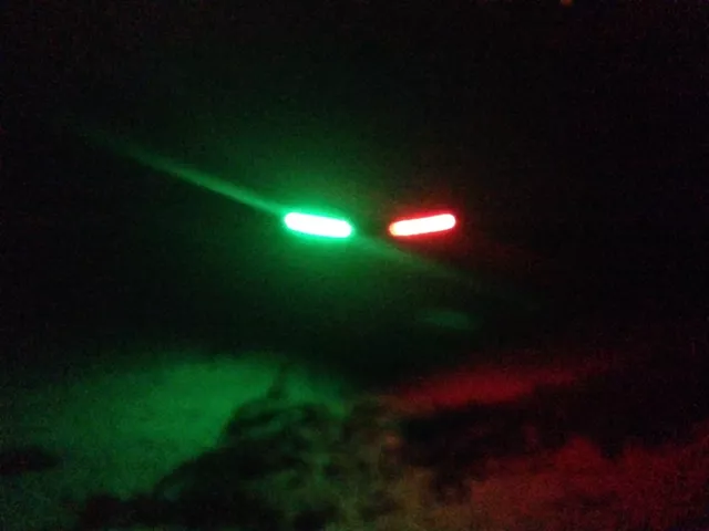 JET SKI RED Green Bow LED 1' Fishing Boat Navigation Light Strip 12v NAV  Kayak $11.96 - PicClick