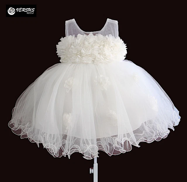 Vestito Bambina Abito Cerimonia Battesimo Compleanno Girl Party Dress DGZF046B