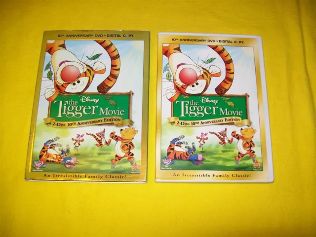 The Tigger Movie Dvd With Slipcover Walt Disney 2 Disc Set 10Th Anniversary