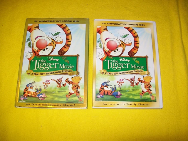 The Tigger Movie Dvd With Slipcover Walt Disney 2 Disc Set 10Th Anniversary