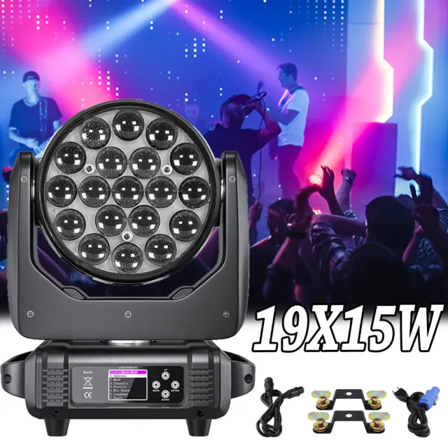 4STK 285W LED Wash Zoom Moving Head DMX Bühnenlicht RGBW Disco Licht Party Show