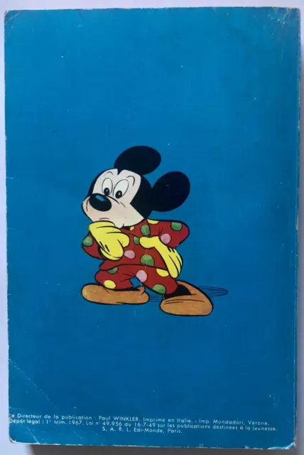 Mickey parade 772 bis Le Mystère Rôde édition originale de 1967 en bon état 2