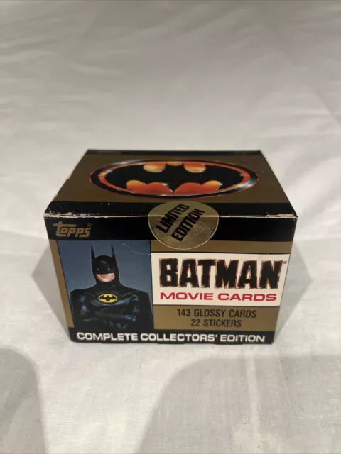 Topps Batman 1989 Movie Collector Cards Sealed Box.