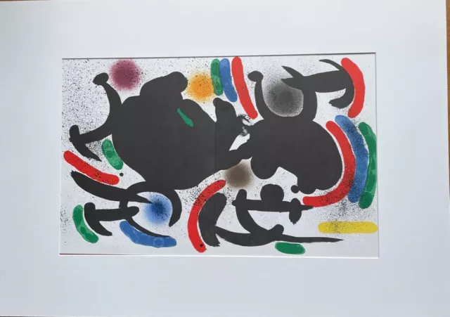 Joan Miro: Original-Lithografie VII (1972)