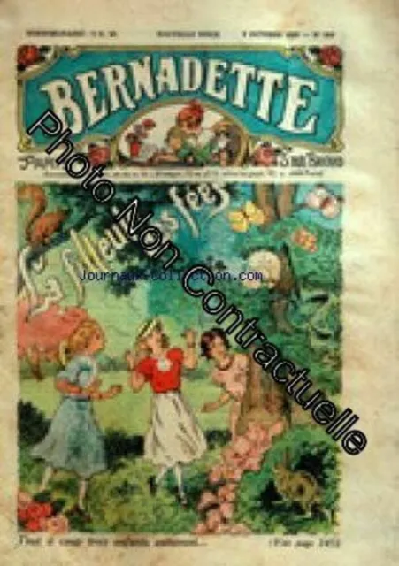 Bernadette [No 510] de La 08/10/1939 - Ahijada Las Fees / Hada Muy en Buen Nueva