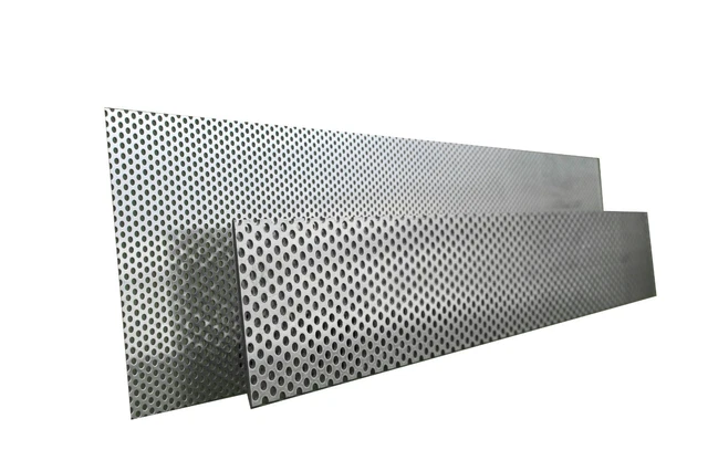 Lüftungsgitter Edelstahl Winkel Lochblech QG10-15 Edelstahl 1.4301 1,0mm Dick Lochblech U-Profil U Profil
