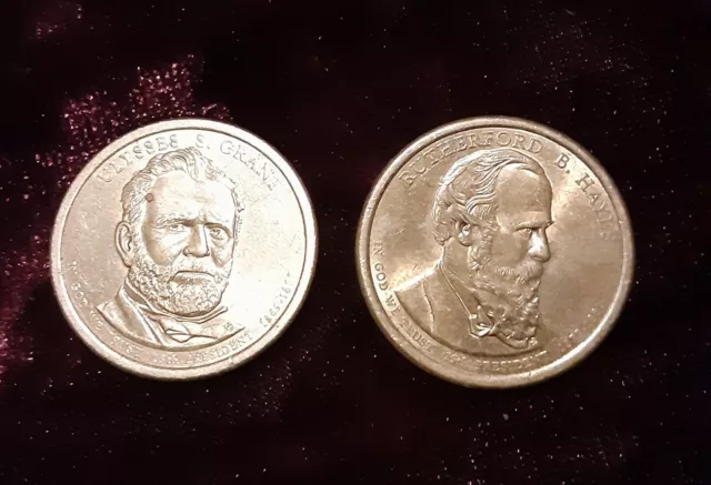 Pres. Series Ulysses S. Grant 18th Pres. 1869 - 1877 Coin FREE SHIPPING