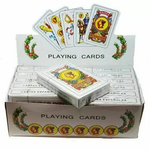 A Dozen Naipes Baraja Espanola - 12 Packs of Spanish Playing Cards  New Sealed