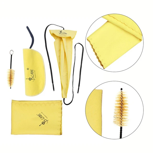 Kit De Nettoyage 7 Pièces Pour Clarinette, Saxophone, Flûte - Brosses Et Outils D'entretien