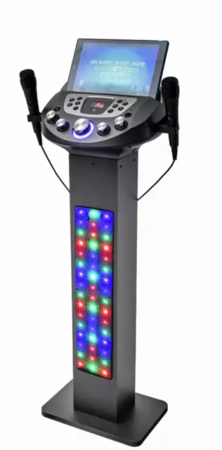 Easy Karaoke EKS828BT Bluetooth Sockel Karaoke Maschine mit eingebauten Lautsprechern