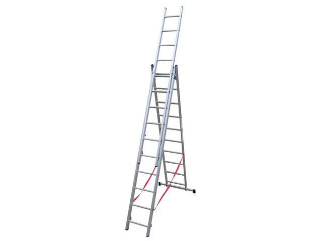 Facal scala in alluminio a 3 elementi stilo gradini nØ3x 8 h max cm. 510 - Facal