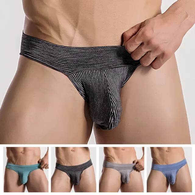 Chaffing Underwear Mens G String Briefs Bulge Pouch Underwear N2n