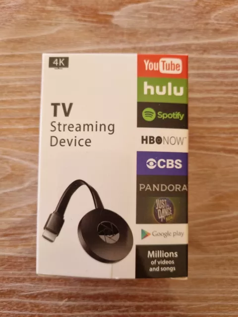 Generique Chromecast - Dongle - Anthracite Gris TV Streaming Device 4K (1)