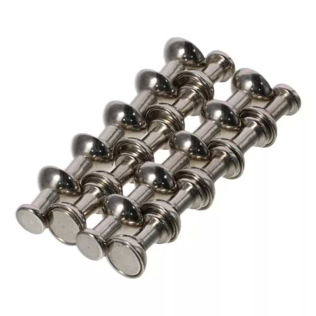 20pcs Strong Magnetic Push Pins Silver Refrigerator Magnets Tacks   Fridge