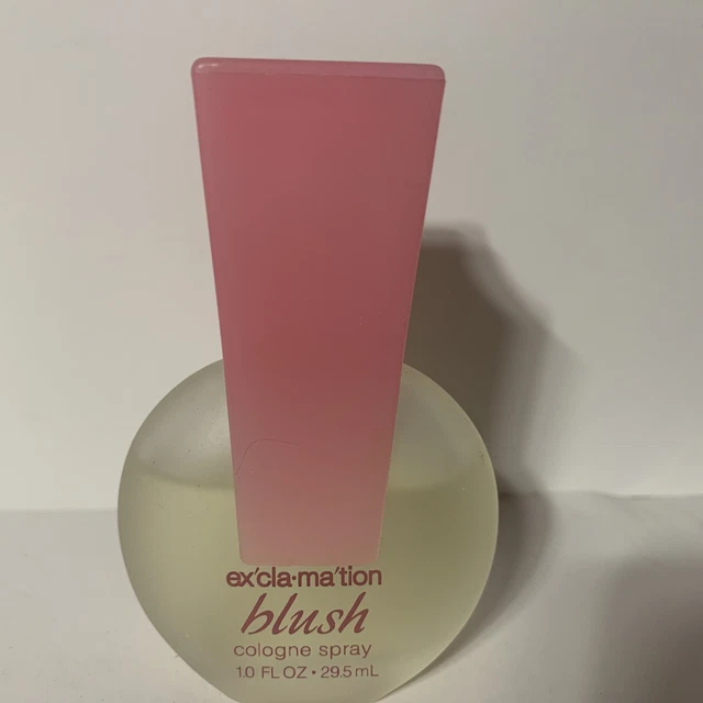 Exclamation Blush by Coty Cologne Spray 1.0 Fl Oz/29.5 mL Unboxed tester perfume Exclamation Blush by Coty Cologne Spray 1.0 Fl Oz/29.5 mL Unboxed tester perfume