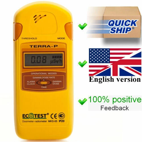 Emp Rdetector NOAD DOSIMETER TERRA-P Ecotest Radiometer Geiger Counter Radiation ...