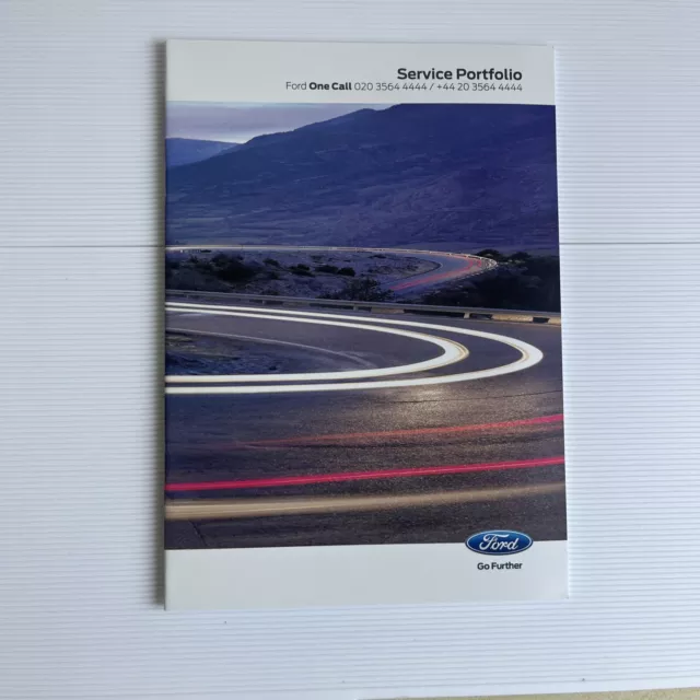 Ford Fiesta Van Service History Book Blank For All Models.