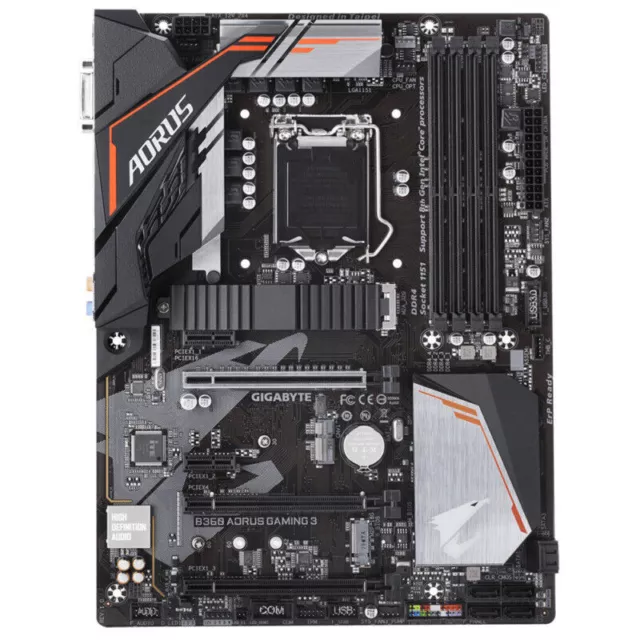 Gigabyte B360 AORUS GAMING 3 Motherboard Intel B360 LGA 1151 DDR4 ATX M.2 Core